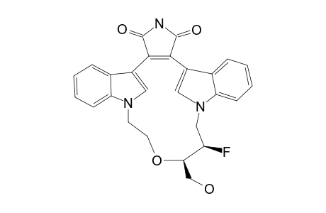 #4;(18R,19R)-19-Fluoro-18-(hydroxymethyl)-17-oxa-4,14,21-triazahexacyclo-[19.6.1.1(7,14).0(2,6).0(8,13).0(22,27)]-nonacosa-1(28),2(6),7(29),8,10,12,22(27),23,2