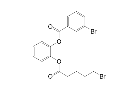 1,2-Benzenediol, o-(3-bromobenzoyl)-o'-(5-bromovaleryl)-