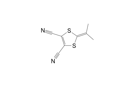 1,3-Dithiole-4,5-carbonitrile, 2-(1-methylethylidene)-