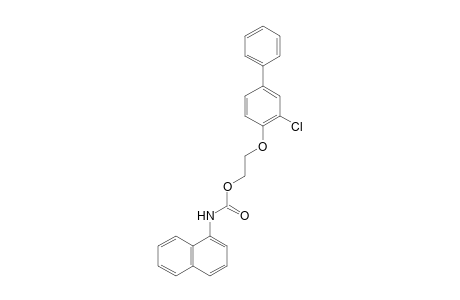 1-naphthalenecarbamic acid, 2-[(2-chloro-4-biphenylyl)oxy]ethyl ester