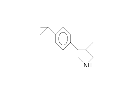 Pyrrolidine, 3-[4-(1,1-dimethylethyl)phenyl]-4-methyl-
