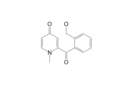 4(1H)-Pyridinone, 2-[2-(hydroxymethyl)benzoyl]-1-methyl-