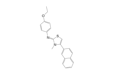 (4-ethoxy-phenyl)-(3-methyl-4-naphthalen-2-yl-3H-thiazol-2-ylidene)-amine