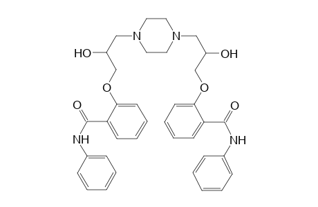 benzamide, 2-[2-hydroxy-3-[4-[2-hydroxy-3-[2-[(phenylamino)carbonyl]phenoxy]propyl]-1-piperazinyl]propoxy]-N-phenyl-