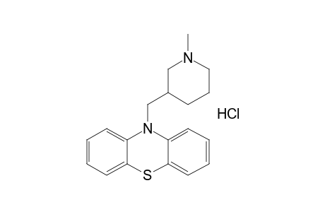 10-[(1-methyl-3-piperidyl)methyl]phenothiazine, monohydrochloride