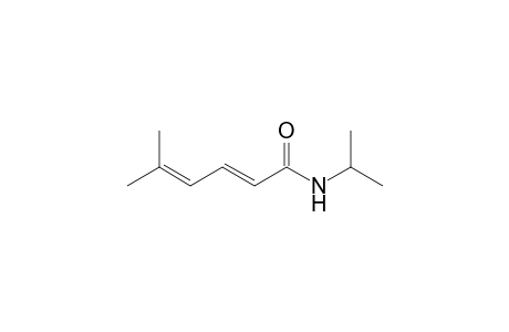 (2E)-5-methyl-N-propan-2-ylhexa-2,4-dienamide