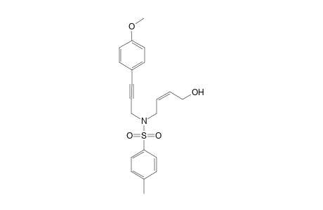 (Z)-8-(4-Methoxyphenyl)-5-tosyl-5-azaoct-2-en-7-yn-1-ol