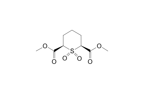 cis-tetrahydro-2H-thiopyran-2,6-dicarboxylic acid, dimethyl ester, 1,1-dioxide