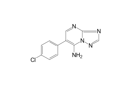 7-AMINO-6-(p-CHLOROPHENYL)-s-TRIAZOLO[1,5-a]PYRIMIDINE