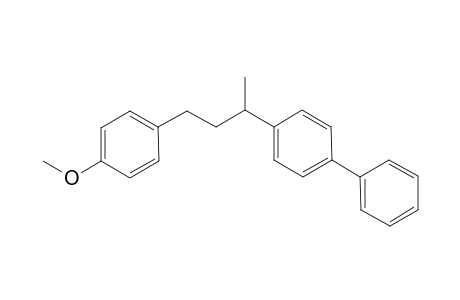 (rac)-1-Methoxy-4-[3-(4-biphenyl)butyl]benzene