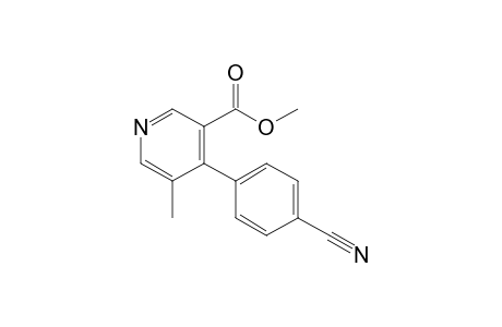 Methyl 4-(4-Cyanophenyl)-5-methylpyridine-3-carboxylate