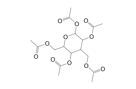 Glucopyranose, 3-deoxy-3-(hydroxymethyl)-, pentaacetate, .alpha.-D-