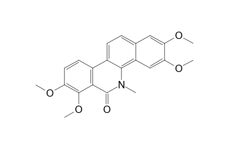 N-METHYL-2,3,7,8-TETRAMETHOXY-6-OXO-5,6-DIHYDROBENZOPHENANTHRIDINE