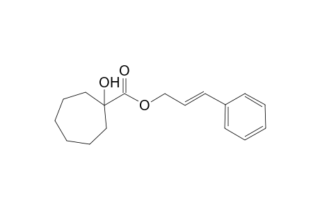 (trans)-Phenylallyl 1-hydroxycycloheptanecarboxylate