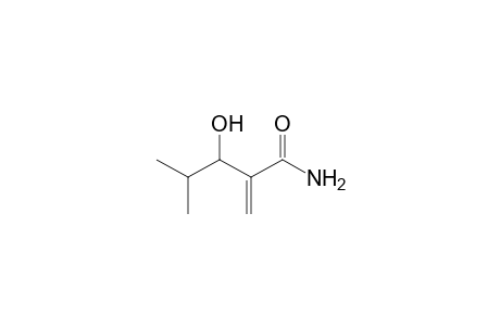 (+-)-3-Hydroxy-2-methylene-4-methylpentanamide