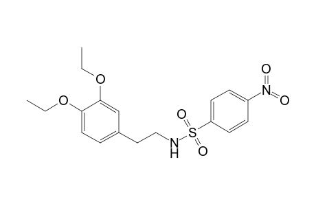 benzenesulfonamide, N-[2-(3,4-diethoxyphenyl)ethyl]-4-nitro-
