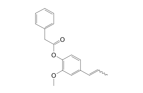 PHENYLACETIC ACID, 2-METHOXY-4-PROPENYLPHENYL ESTER