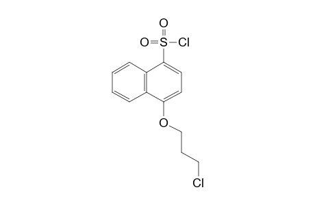 4-(3-chloropropoxy)-1-naphthalenesulfonyl chloride