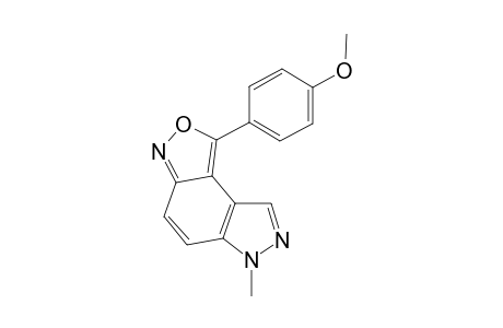 1-(4-Methoxyphenyl)-6-methyl-6H-isoxazolo[4,3-e]indazole