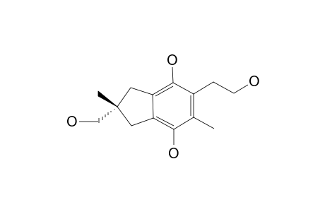 RUSSUJAPONOL-L;5-(2-HYDROXYETHYL)-2-HYDROXYMETHYL-2,6-DIMETHYL-INDAN-4,7-DIOL