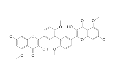 3,3''-Dihydroxy-',4''',5,5'',7,7''-hexamethoxy-3',3'''-biflavone