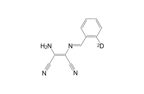 2-Amino-1-(.alpha.-D1-benzylidene)amino-cis-1,2-dicyanoethene