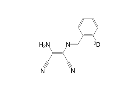 2-Amino-1-(.alpha.-D1-benzylidene)amino-cis-1,2-dicyanoethene