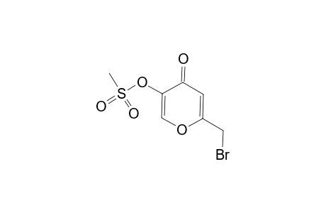 6-(Bromomethyl)-3-mesyl-4H-pyran-4-one