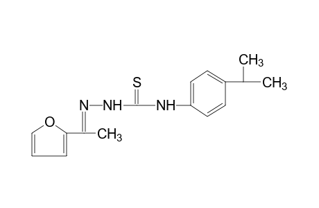 2-furyl methyl ketone, 4-(p-cumenyl)-3-thiosemicarbazone