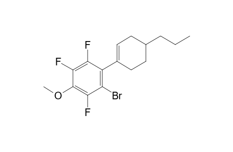 1-Bromo-2,4,5-trifluoro-3-methoxy-6-(4-propylcyclohex-1-enyl)benzene