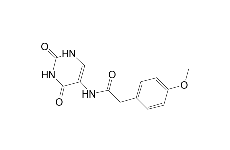 benzeneacetamide, 4-methoxy-N-(1,2,3,4-tetrahydro-2,4-dioxo-5-pyrimidinyl)-