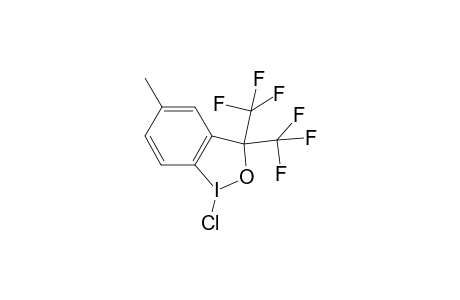 1-Chloro-1,3-dihydro-5-methyl-3,3-bis(trifluoromethyl)-1,2-benziodoxole