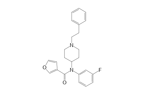 N-3-Fluorophenyl-N-[1-(2-phenylethyl)piperidin-4-yl]furan-3-carboxamide