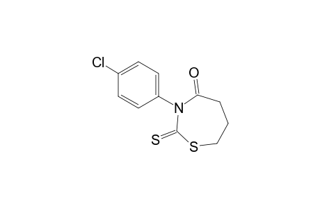 3-(4-CHLOROPHENYL)-2-THIOXO-1,3-THIAZEPAN-4-ONE