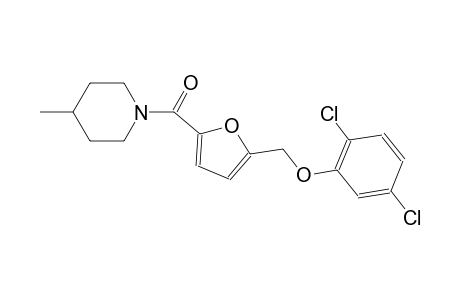 1-{5-[(2,5-dichlorophenoxy)methyl]-2-furoyl}-4-methylpiperidine