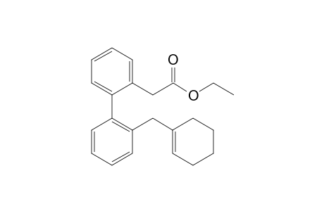 Ethyl 2-[2-(1-cyclohexenylmethyl)phenyl]phenyl acetate