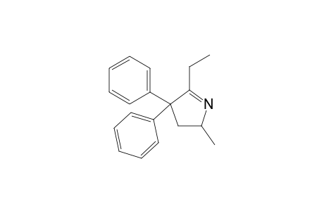 2-Ethyl-5-methyl-3,3-diphenyl-1-pyrroline