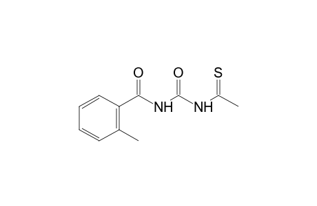 1-(thioacetyl)-3-(o-toluoyl)urea