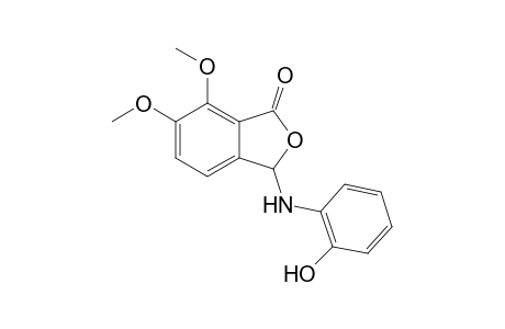 3-(2-Hydroxyanilino)-6,7-dimethoxy-2-benzofuran-1(3H)-one