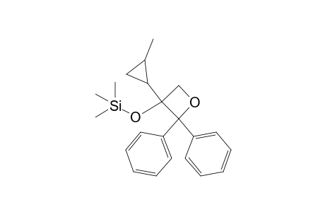 Trimethyl-[3-(2-methylcyclopropyl)-2,2-diphenyl-oxetan-3-yl]oxy-silane