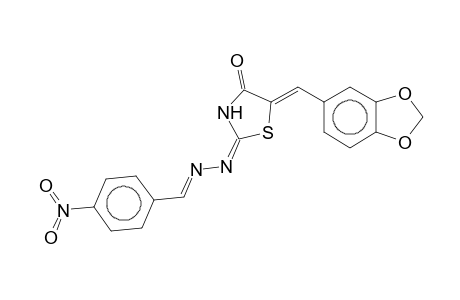 N-(4-nitrobenzylidene)-N'-[4-oxo-5-(3,4-