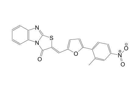 (2Z)-2-{[5-(2-methyl-4-nitrophenyl)-2-furyl]methylene}[1,3]thiazolo[3,2-a]benzimidazol-3(2H)-one