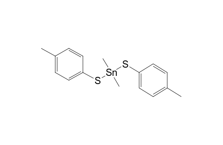 bis(p-tolylthio)dimethylstannane