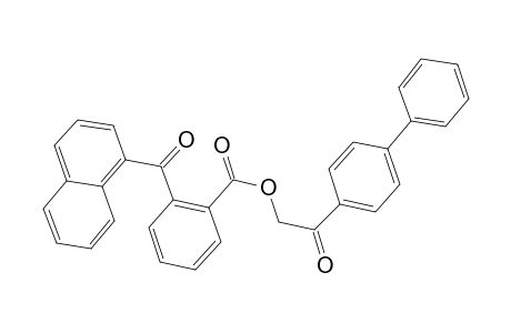 2-(naphthalene-1-carbonyl)-benzoic acid 2-biphenyl-4-yl-2-oxo-ethyl ester