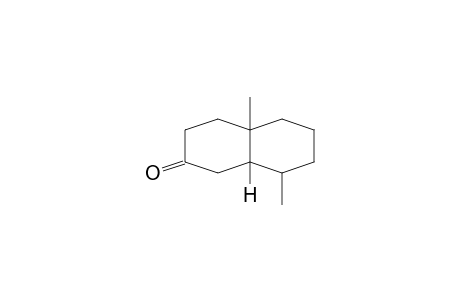 2(1H)-NAPHTHALENONE, OCTAHYDRO-4A,8-DIMETHYL-