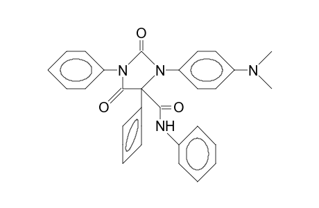 3-[p-(dimethylamino)phenyl]-2,5-dioxo-1,4-diphenyl-4-imidazolidine carboxanilide