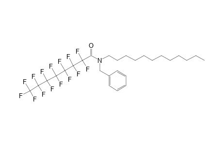 Pentadecafluorooctanoylamide, N-benzyl-N-dodecyl-