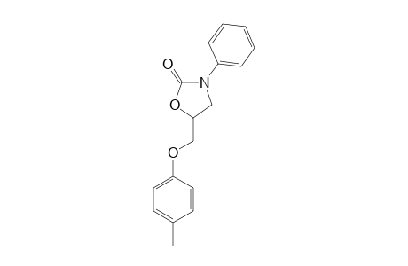 5-[(4-methylphenoxy)methyl]-3-phenyl-1,3-oxazolidin-2-one