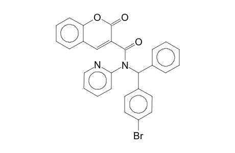 N-(4-Bromo-.alpha.-phenylbenzyl)-N-(2-pyridyl)-3-coumarincarboxamide