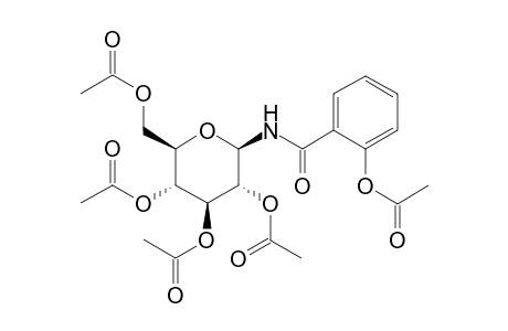 N-(beta-D-Glucopyranosyl)salicylamide, pentaacetate